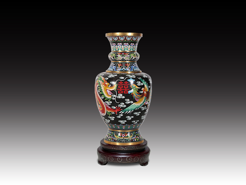 30寸《龍鳳賀喜》六線(xiàn)瓶
